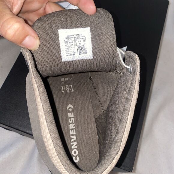 NEW Converse Chuck Taylor All Star High Street Mid Brown Mens 11.5 Shoe A11651C - Picture 9 of 11